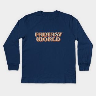 Fantasy World | Soma | Masters of the Universe | knock-off Kids Long Sleeve T-Shirt